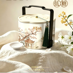 百草味 桃汐月礼月饼礼盒 18饼10味