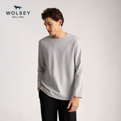 WOLSEY 美利奴羊毛天丝混纺长袖T恤
