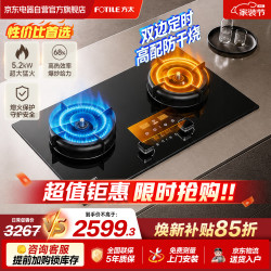 方太 燃气灶02-TEK20双灶猛火定时防干烧可联动灶具可调节尺寸天然气燃气灶5.2火力天然气