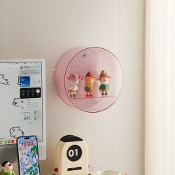 温诗欧 ins风圆形壁挂手办展示盒
