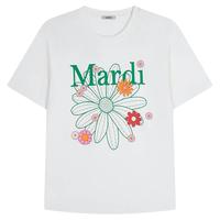 MARDI 小雏菊印花纯棉短袖T恤
