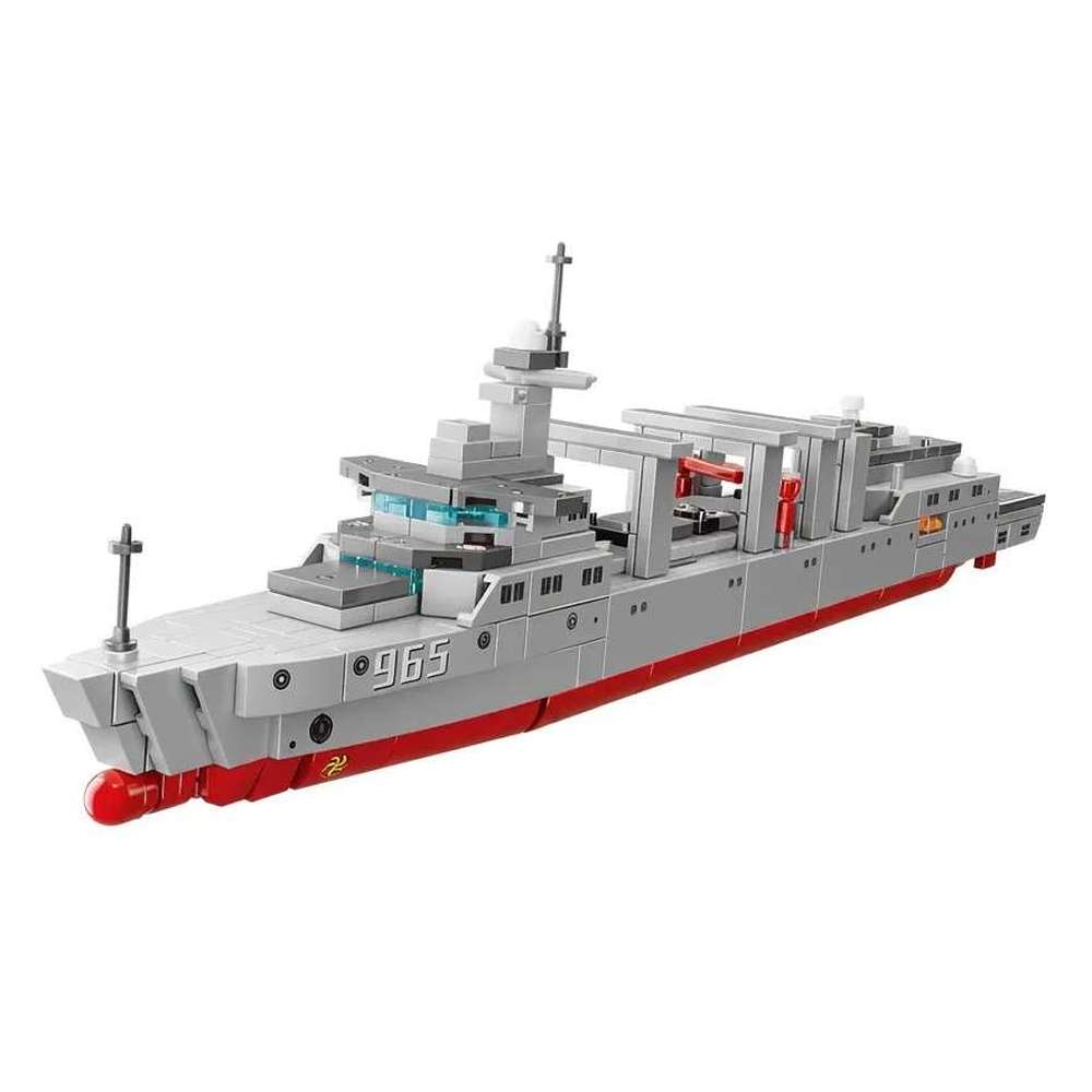 SEMBO BLOCK 森宝积木 强国雄风系列 208165 901型综合补给舰 1:772