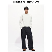 URBAN REVIVO UMM460010 圆领卫衣 本白 XS