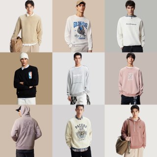 JACK&JONES 杰克琼斯 圆领 男士卫衣