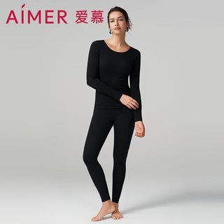 爱慕 焕龄衣抗菌亲肤圆领保暖裤 朱红色 XL(175)