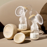 嫚熙 双边吸奶器电动微震按摩母乳全自动