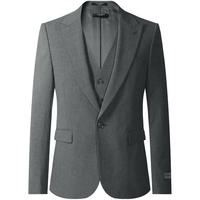 利郎 双弹3.0西装男 中灰 175A 西服三件套