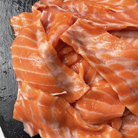 女王与鲜生 挪威三文鱼边角料碎肉条新鲜纯肉去骨去刺冰鲜 2500g