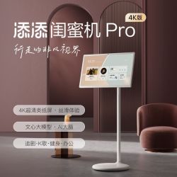小度 添添闺蜜机pro4K版27英寸语音助手8+256G投屏AI智能屏音响