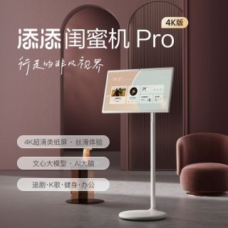 百亿补贴：小度 添添闺蜜机pro4K版27英寸语音助手8+256G投屏AI智能屏音响