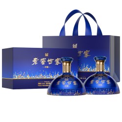 泸州老窖 世家共赏礼盒52度500ml*2瓶浓香型白酒新年送礼