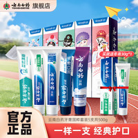云南白药 国粹牙膏套装 5支 共500g
