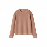 無印良品 MUJI 无印良品 MUJI 女式 华夫格编织圆领毛衣 女款25年春季针织衫