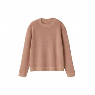 無印良品 MUJI 无印良品 MUJI 女式 华夫格编织圆领毛衣 女款25年春季针织衫