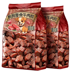 科万鸿 牛肉粒狗狗零食训练奖励宠物磨牙营养幼犬中大型犬拌粮 1袋 500g
