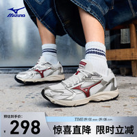 美津浓 2026新款复古潮流运动休闲慢跑鞋SPARK CN III 12/瓷白色/银色