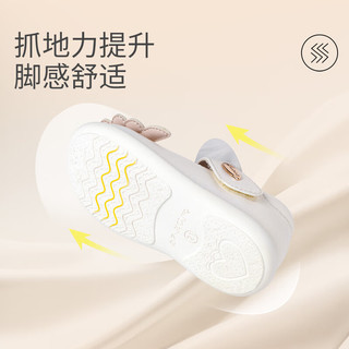 江博士 2B13A3101AW 步前鞋 白色 22码 女童皮鞋