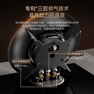 荣事达 JZY-D51B 70%热效率 液化气 燃气灶