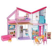 Barbie 芭比 电影马里布市政屋女孩套装礼物公主儿童过家家玩具礼物