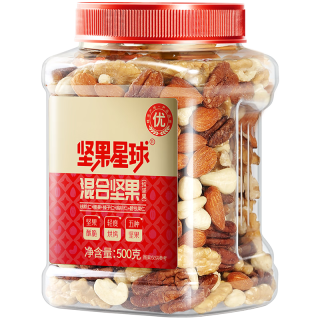 沃隆 混合纯坚果 买一赠一 500g