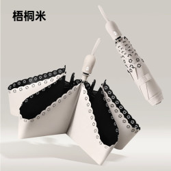 温诗欧 超轻镂空花边自动伞