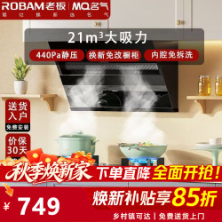 老板 出品名气抽油烟机家用小户型700mm小尺寸侧吸式吸油烟机21大吸力油烟机 A308