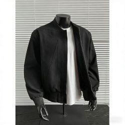 马登 cleanfit倒三角解构帆布外套男款秋季重磅水洗棒球服美式行政夹克