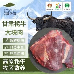 务实清源 新鲜散养 牦牛肉
