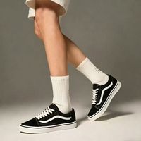 百亿补贴：VANS Old Skool日版黑白男女情侣低帮运动复古滑板鞋