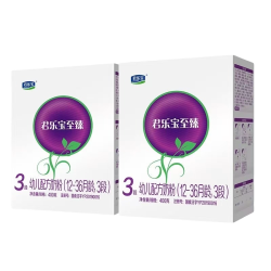 君乐宝 至臻 三段婴幼儿奶粉 400g*2盒