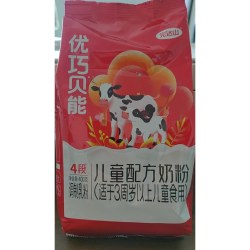 完达山 整箱更优惠】完达山奶粉优巧贝能新段配方400g袋装4段儿童奶粉