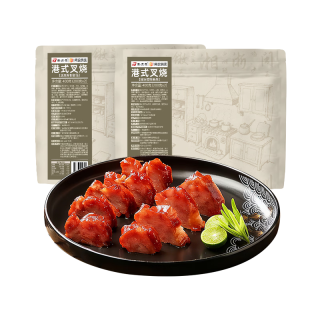 唐顺兴 趣尝鲜广式蜜汁叉烧800g 2袋粤菜加热即食熟食肉片半成品预制菜