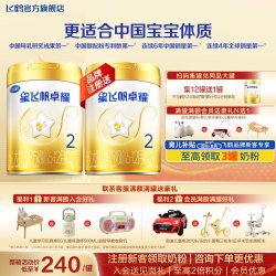 飞鹤 星飞帆卓耀2段750g官方旗舰店A2β-酪蛋白二段奶粉正品