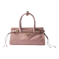 PRADA Bonnie迷你牛皮革手袋 铃兰色