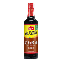 太太乐 海天老抽酱油 500ml PET瓶装