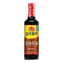 太太乐 海天老抽酱油 500ml PET瓶装