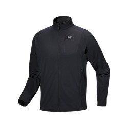 ARC'TERYX ARCTERYX始祖鸟 Delta男士黑色聚酯纤维高领抓绒衣