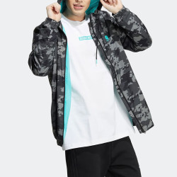 adidas 防晒衣外套男新款运动服薄款连帽防风夹克 HC9707 HC9707 2XL