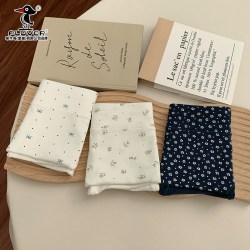 啄木鸟 抗HPV纯棉内裤女士10A抗菌加长全棉裆女生中腰大码三角裤女款抑菌