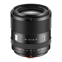 唯卓仕 75mm F1.8 EVO 自动对焦 富士X卡口 镜头+复古TTL闪光灯