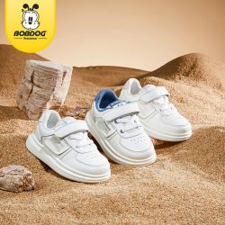 BOBDOG HOUSE 巴布豆童鞋2024春季儿童宝宝学步鞋软底轻便婴儿室内机能鞋子