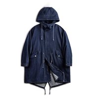 马登工装 M51丹宁牛仔鱼尾风衣 男款