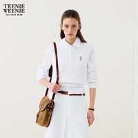 TEENIE WEENIE 小熊卡通图案 女士针织衫