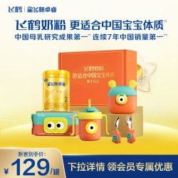 飞鹤 星飞帆卓睿2段6-12月乳铁蛋白奶粉试用听装300g*1
