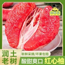 胡鲜森 福建平和红心柚子新鲜蜜柚水果批发当季应季红肉4.5斤