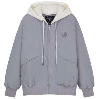 TEENIE WEENIE 女士棉服 手工毛织连帽 轻薄舒适