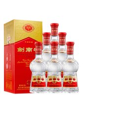 剑南春 水晶剑 52%vol 浓香型白酒 500ml*6瓶 整箱装