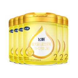 飞鹤 飞帆呵护2段婴幼儿宝宝二段900g*6罐官方旗舰店现货