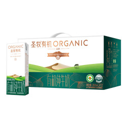 圣牧 有机纯牛奶 品醇200ml*12盒 牧场 纯净有机可追溯 口感清爽
