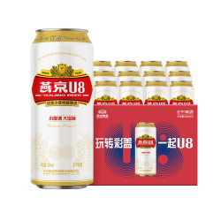燕京啤酒 8度 U8 500ml*12听